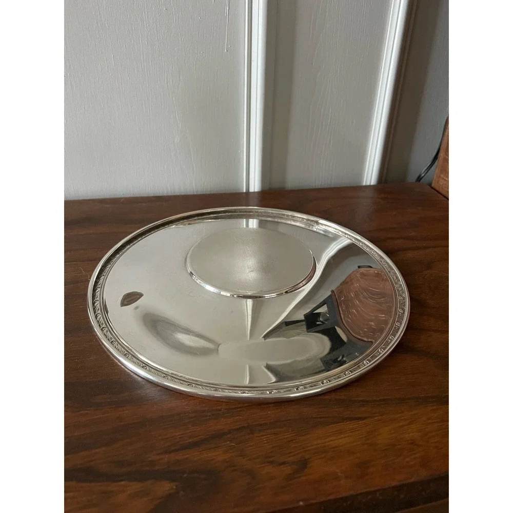 Reed & Barton 1209 Antique Silver Plate Candy Dish Bowl Decor Vintage
